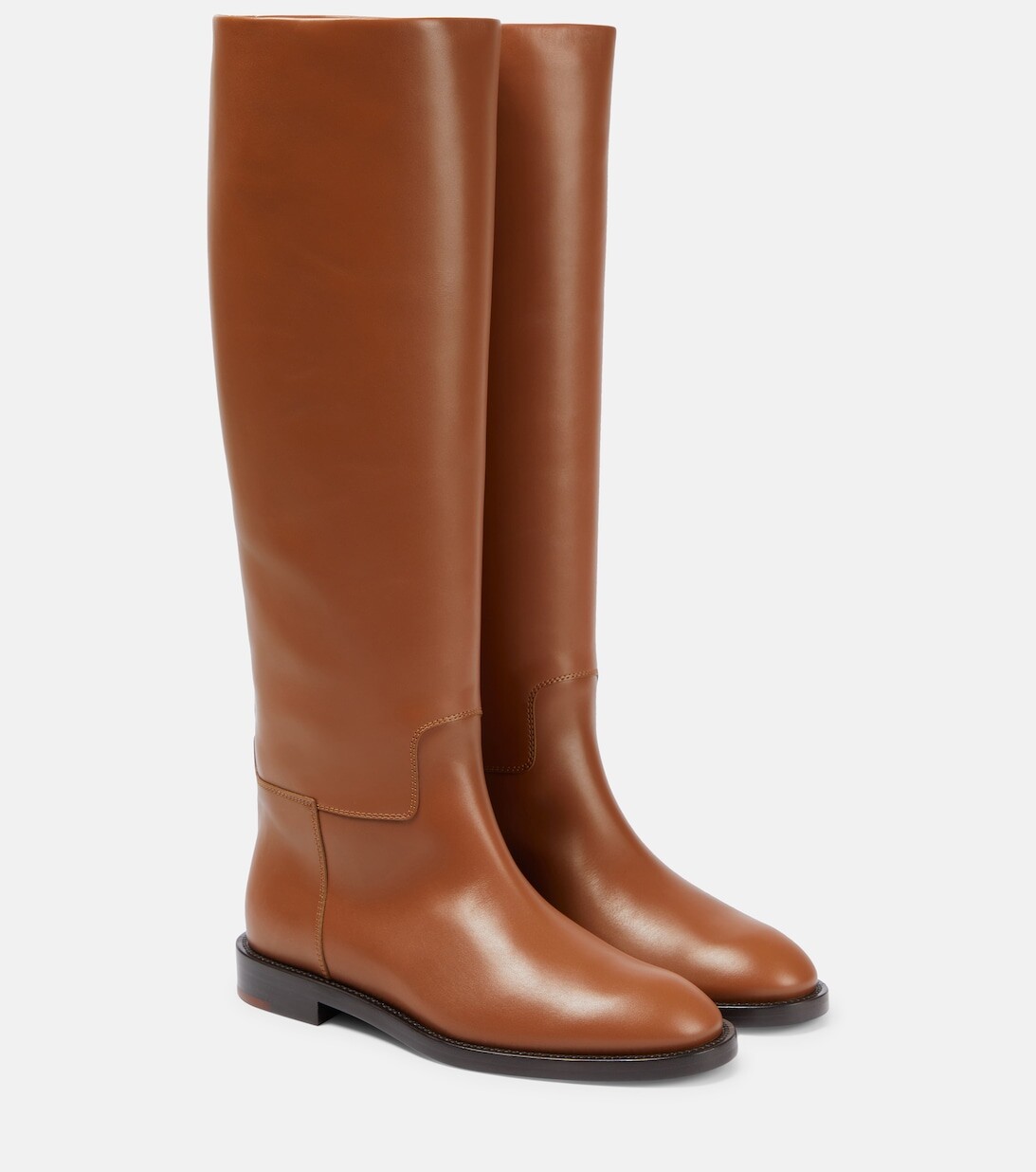 

Сапоги Decker из кожи Loro Piana, коричневый