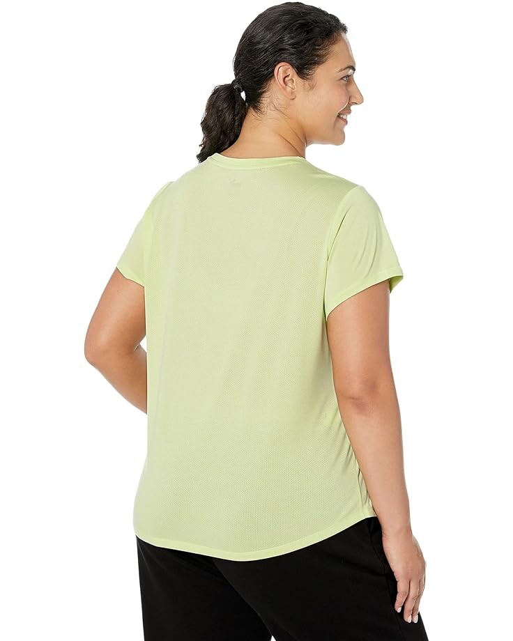

Футболка PUMA Plus Size Ready To Go Heather Logo Tee, цвет Butterfly Heather