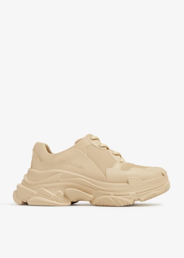 Кроссовки Balenciaga Triple S EVA, бежевый