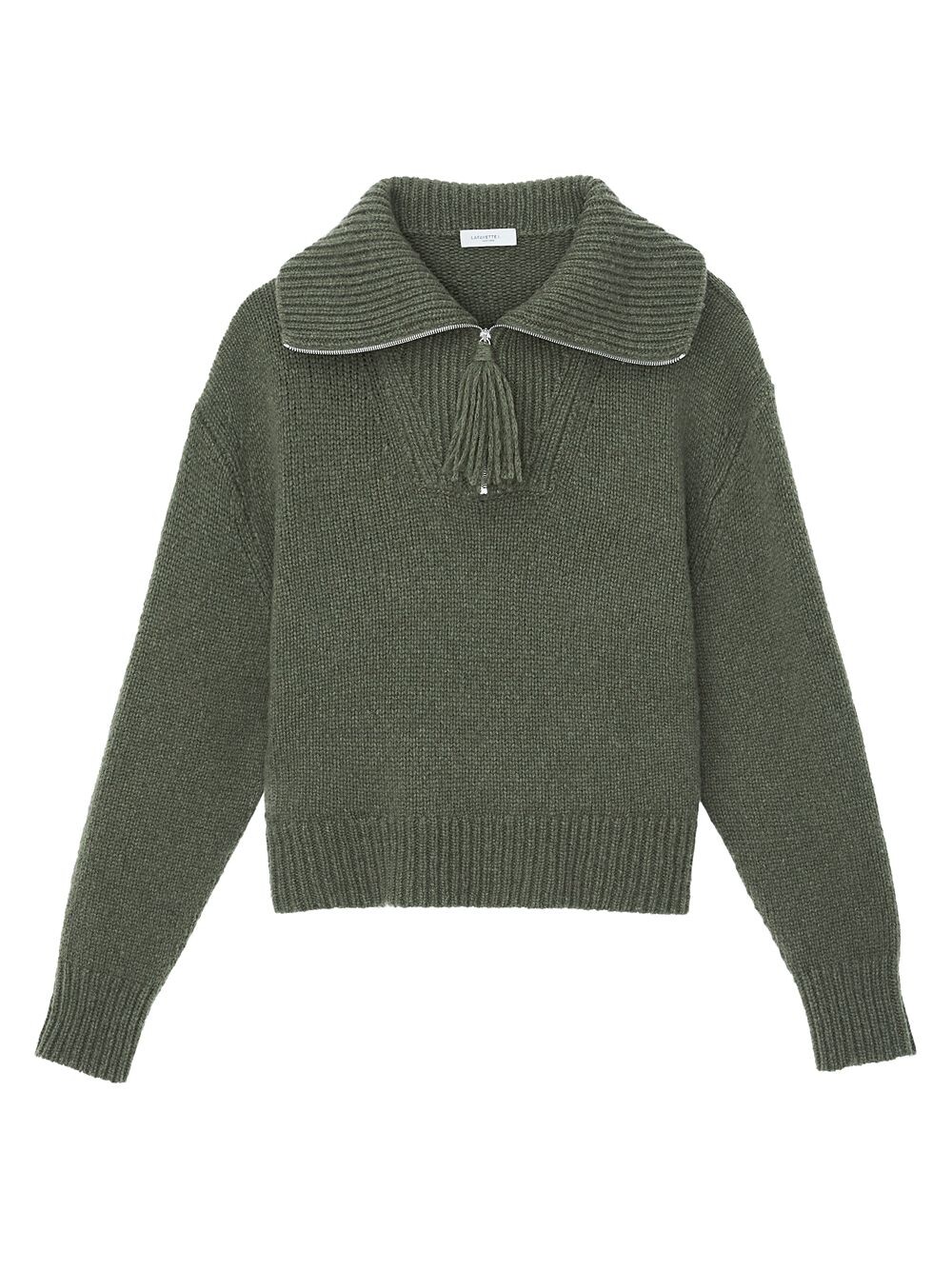 

Массивный свитер с молнией до половины Lafayette 148 New York