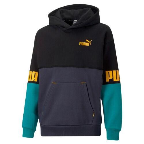 

Толстовка для спортзала PUMA POWER Colorblock, черная