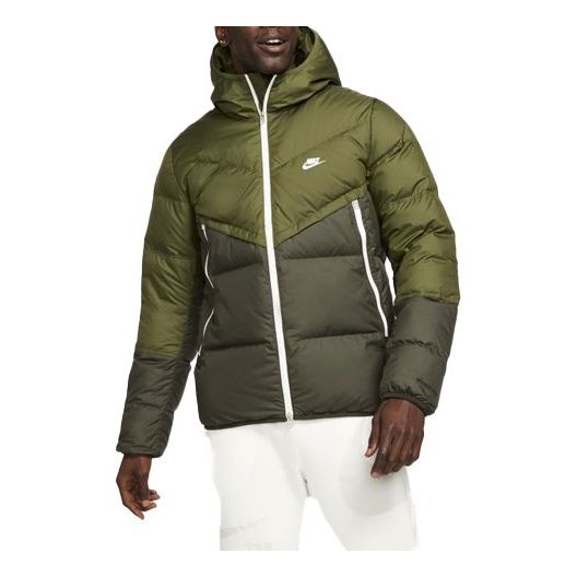 цена Пуховик Nike As Sportswear Sf Windrunner Hd Jkt 'Green', зеленый