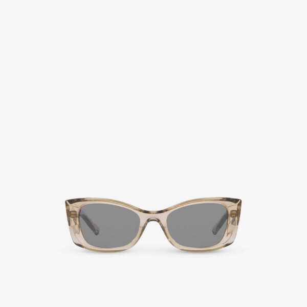 

Женские солнцезащитные очки из ацетата sl593 в прямоугольной оправе Saint Laurent, коричневый