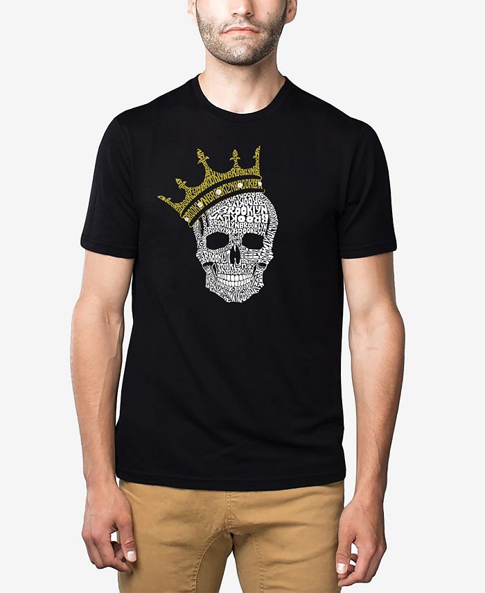 цена Мужская футболка премиум-класса с короткими рукавами Word Art LA Pop Art, цвет Black