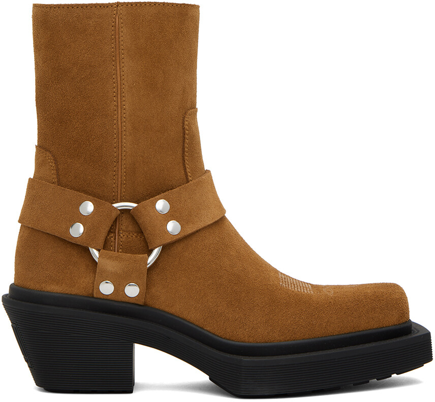 

Коричневые замшевые ботинки Neo Western Harness Boots VTMNTS