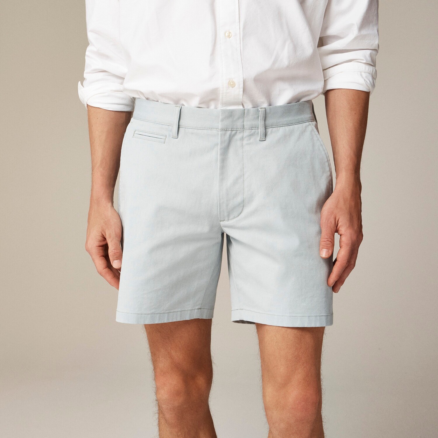 

7'' технический оксфорд шорты J.Crew, белый