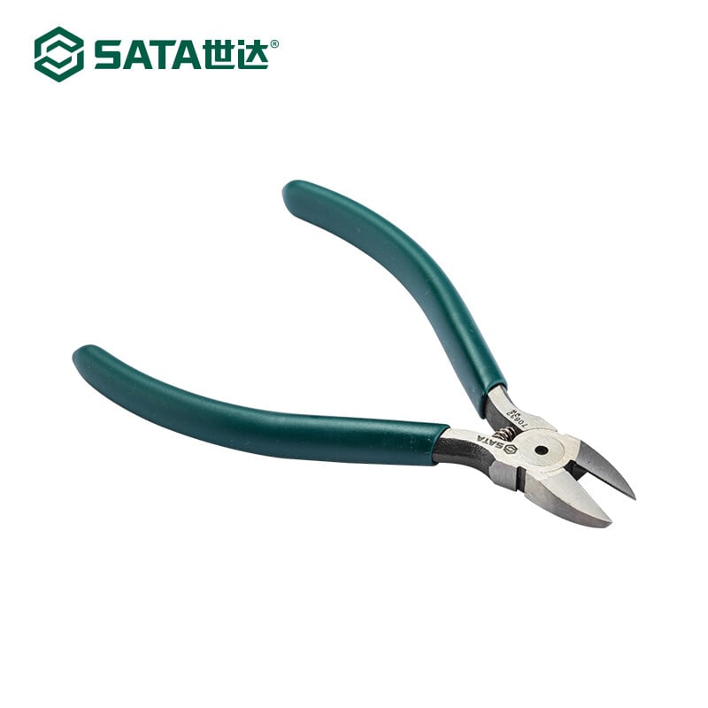 SATA 70632 электронные кусачки, диагональные плоскогубцы, смещенные плоскогубцы, плоскогубцы для рта, 5 дюймов