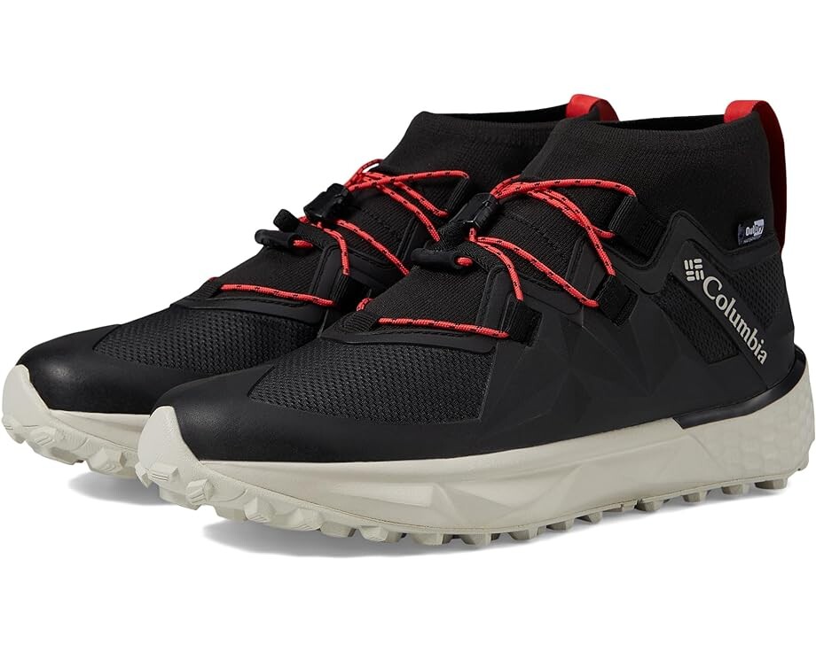 

Походная обувь Columbia Facet 75 Alpha Outdry, цвет Black/Red Coral
