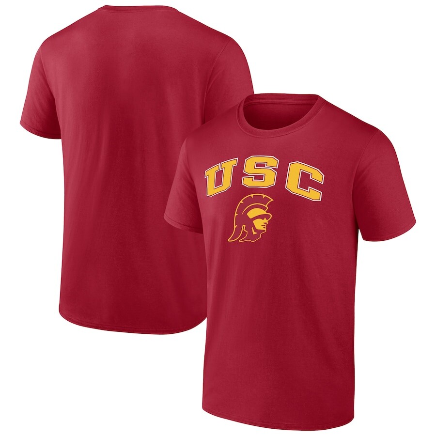

Футболка с коротким рукавом Fanatics Branded Usc Trojans, кардинал