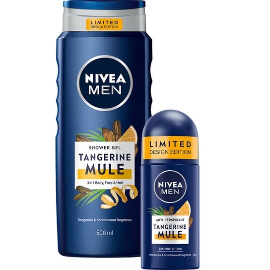 

Набор косметики по уходу за телом, 2 шт. Nivea Men, Tangerine Mule