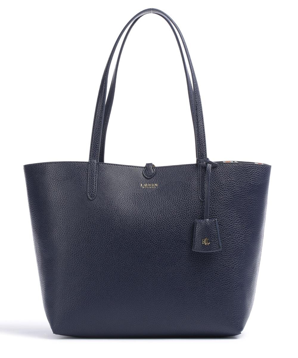 

Шопер из искусственной кожи Lauren Ralph Lauren, синий