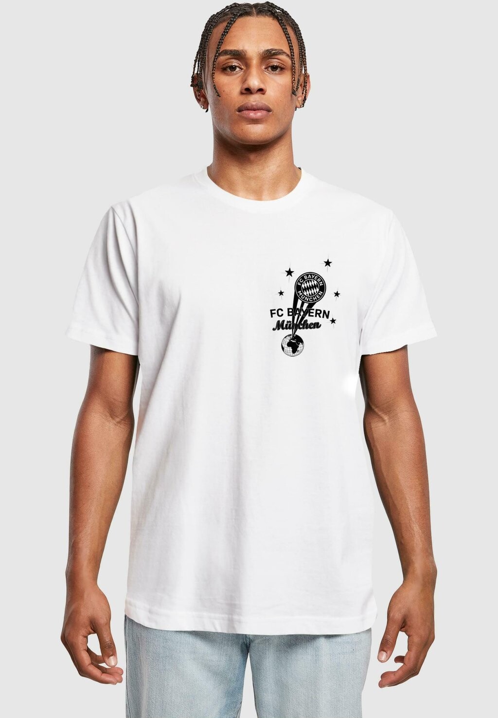 

Team Globe Round Neck FC Bayern München, белый