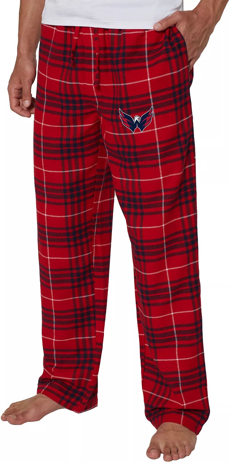цена Concepts Sport Мужские фланелевые красные пижамные штаны Washington Capitals