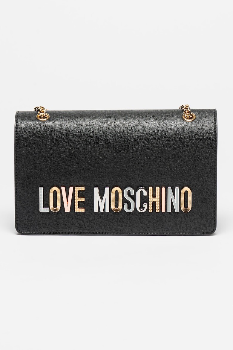 

Сумка из экокожи с логотипом Love Moschino, черный