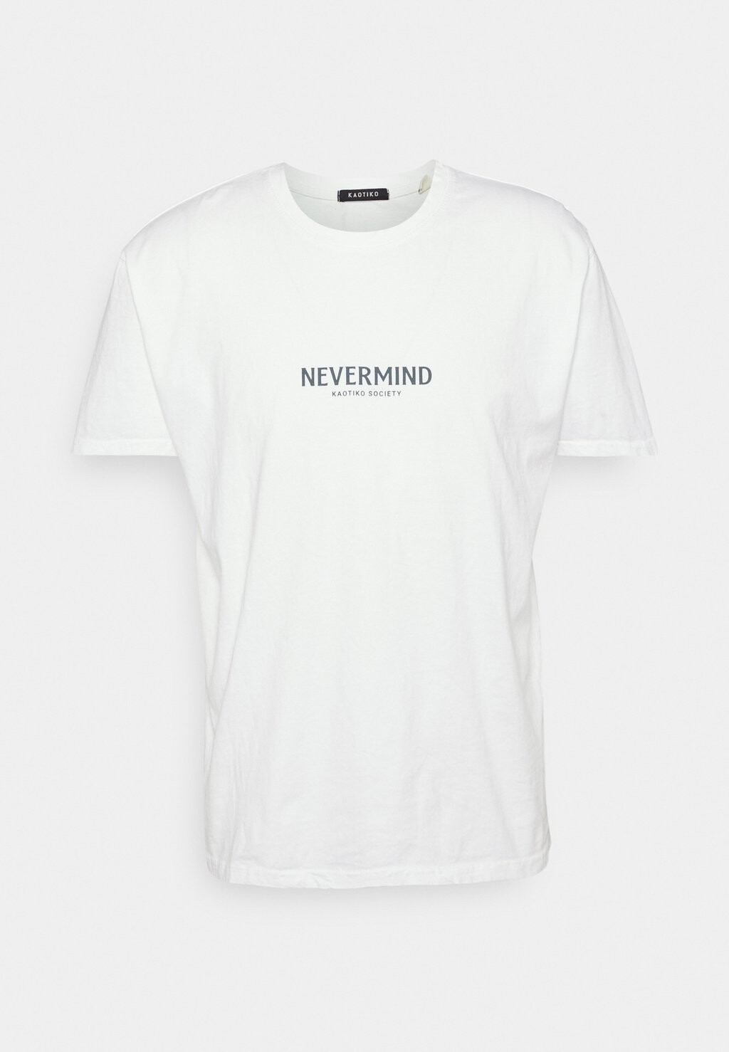 

Футболка с принтом NEVERMIND UNISEX Kaotiko, белый