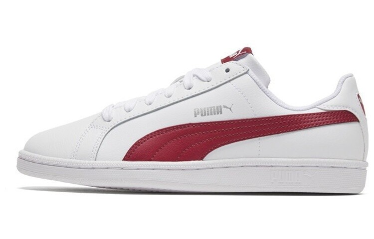 

Кожаные туфли унисекс для скейтбординга Puma Smash Белый Красный