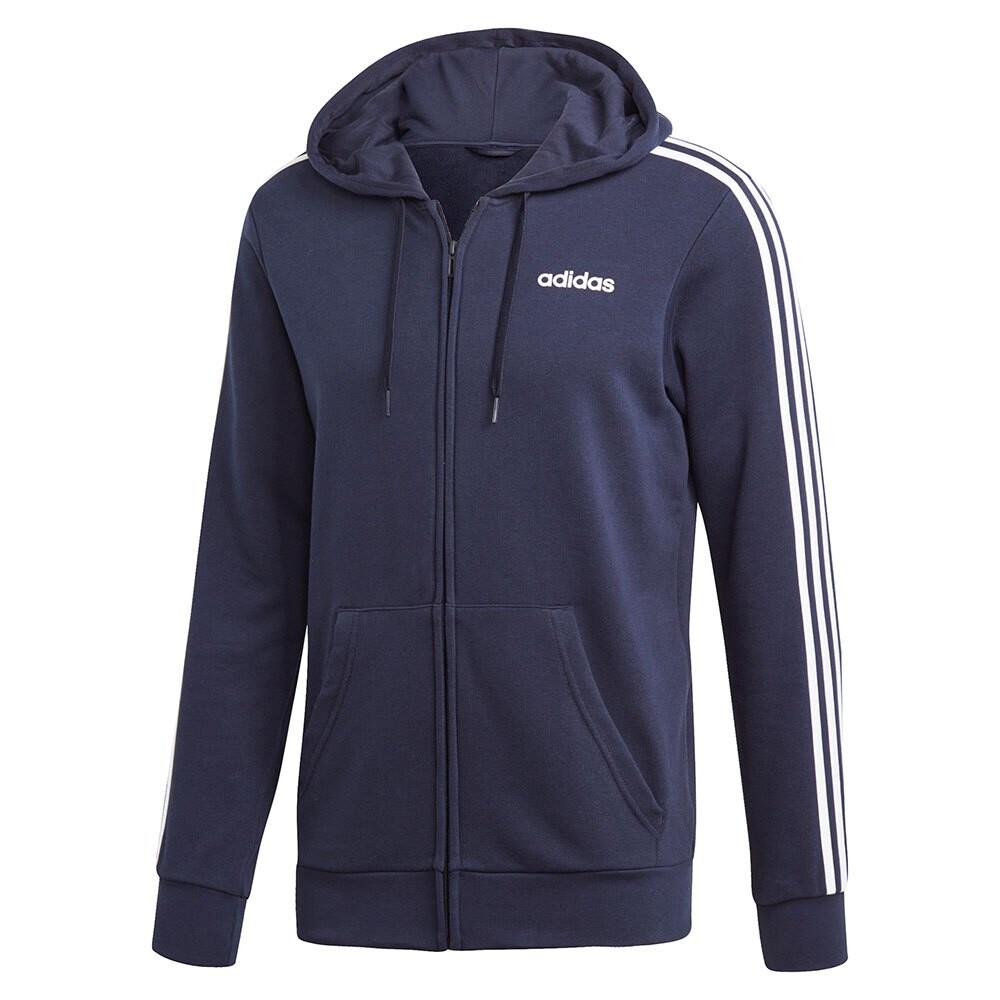 

Толстовка adidas Essentials 3 Stripes French Terry Full Zip, синий
