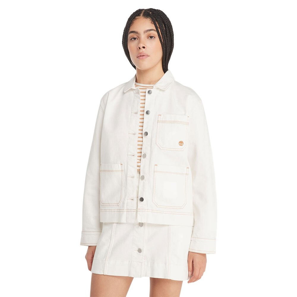 

Куртка Timberland Kempshire Refibra Undyed Chore Denim, бежевый