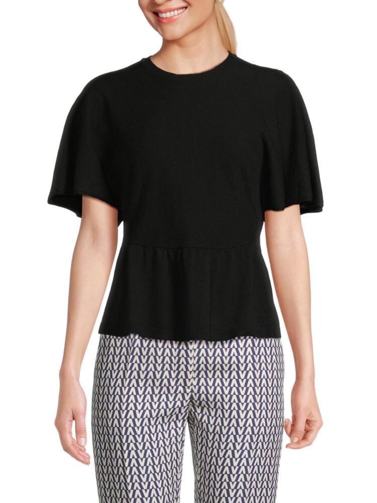 

Свитер с баской Redvalentino, цвет Nero