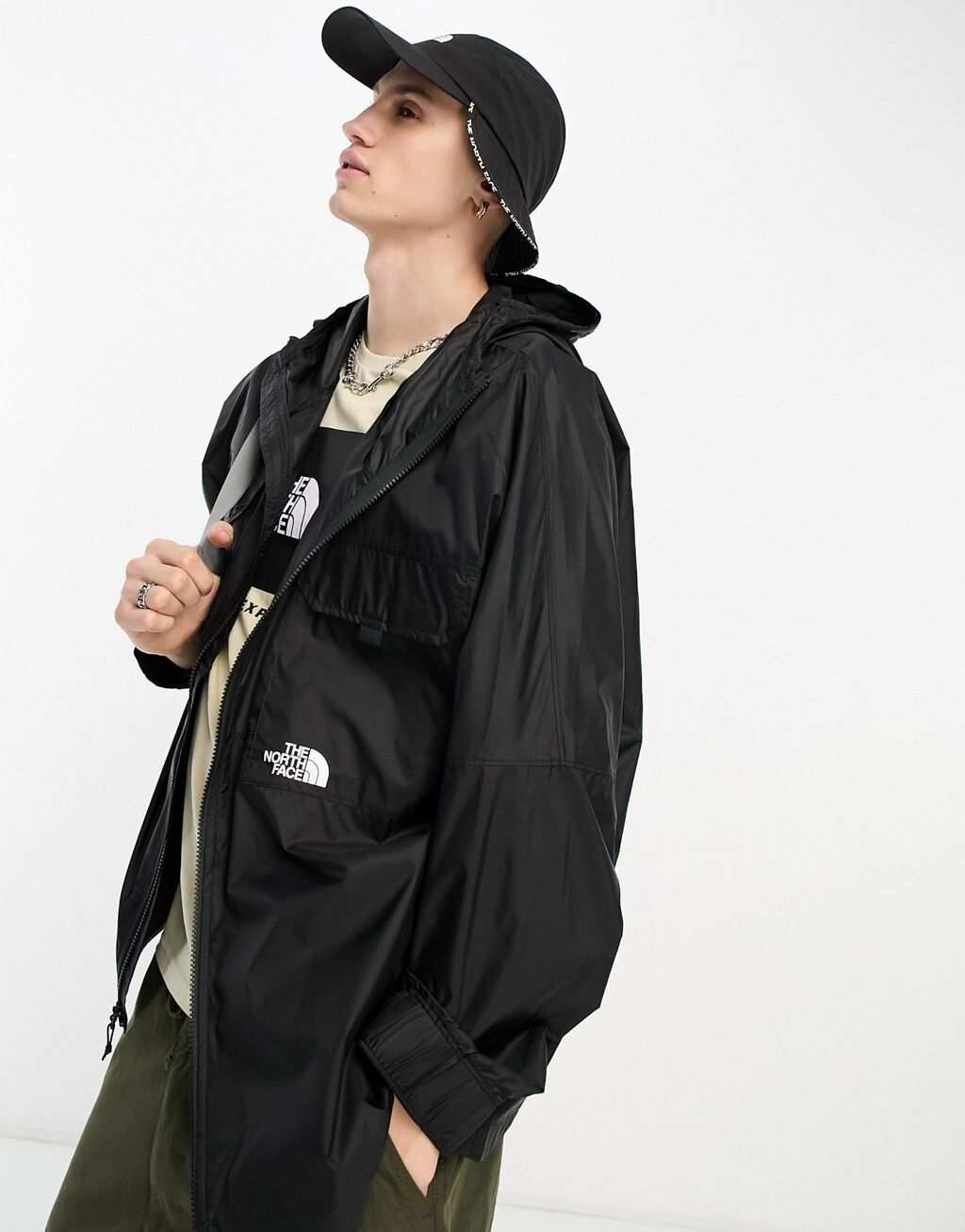 

Черная водоотталкивающая куртка с капюшоном The North Face Nekkar эксклюзивно на ASOS, Черный