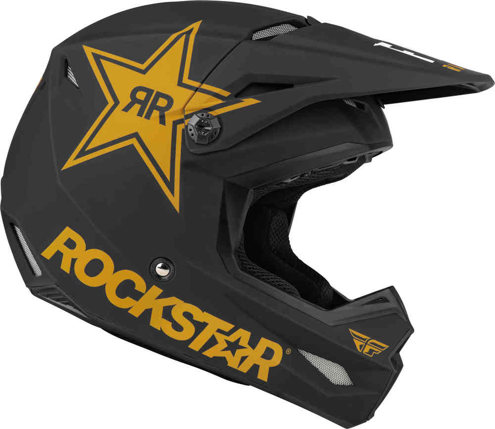 Шлем для мотокросса Fly Racing Kinetic Rockstar FLY Racing кластерный инструмент для мотоциклов yamaha xjr1200 xjr 1200 1992 1993 1994 1995 1996 1997 1998 аксессуары для мотоциклов