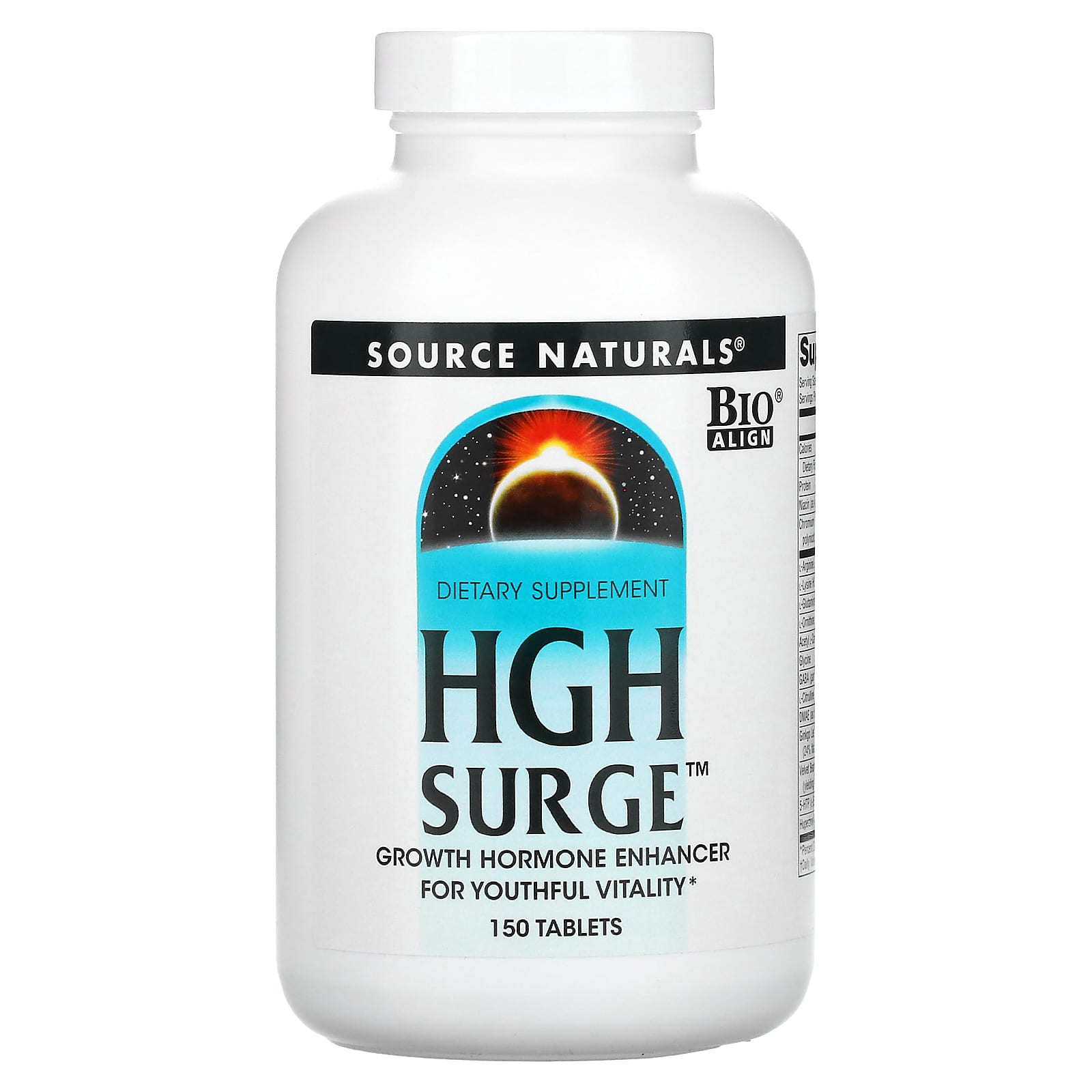 

HGH Surge, 150 таблеток, Source Naturals