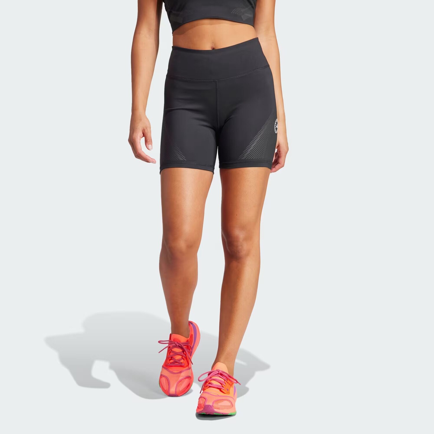 

Короткие леггинсы для бега TruePace by Stella McCartney Adidas, цвет Black