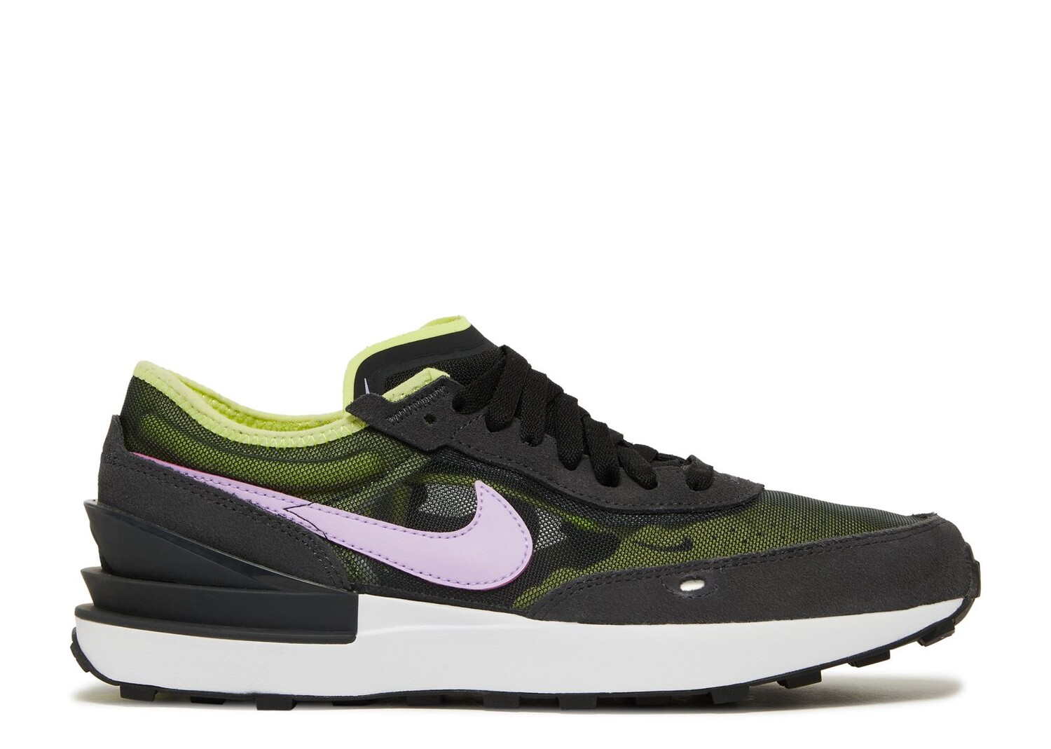 

Кроссовки Nike Waffle One Gs 'Light Lemon Twist Lilac', черный