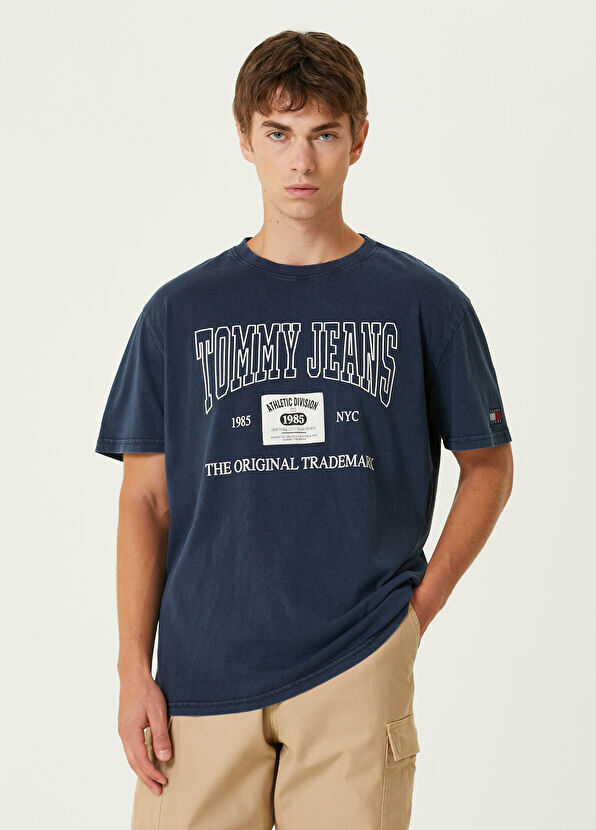 

Футболка с логотипом Tommy Jeans, синий