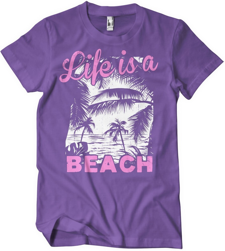 

Футболка Hybris Life Is A Beach, фиолетовый