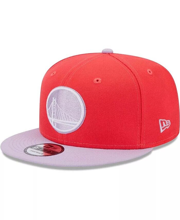 

Мужская красно-лавандовая кепка Golden State Warriors 2-Tone Color Pack 9FIFTY Snapback Hat New Era, красный
