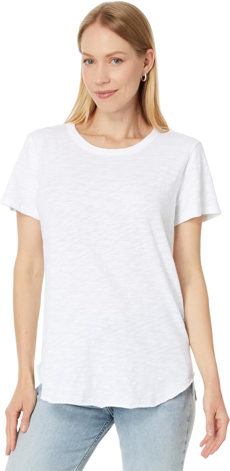 

Футболка Mod-o-doc Crew Neck Tee with Curved Hem, белый