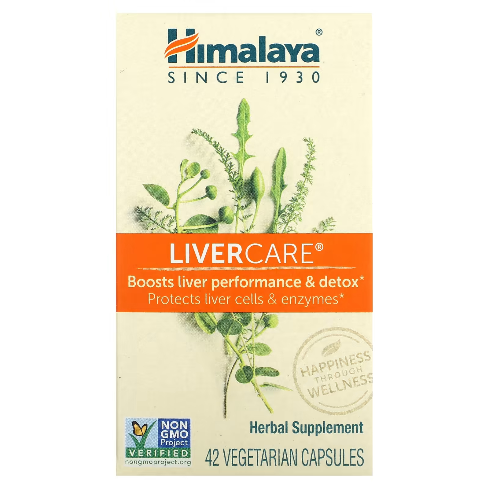 Пищевая добавка Himalaya LiverCare, 42 капсулы