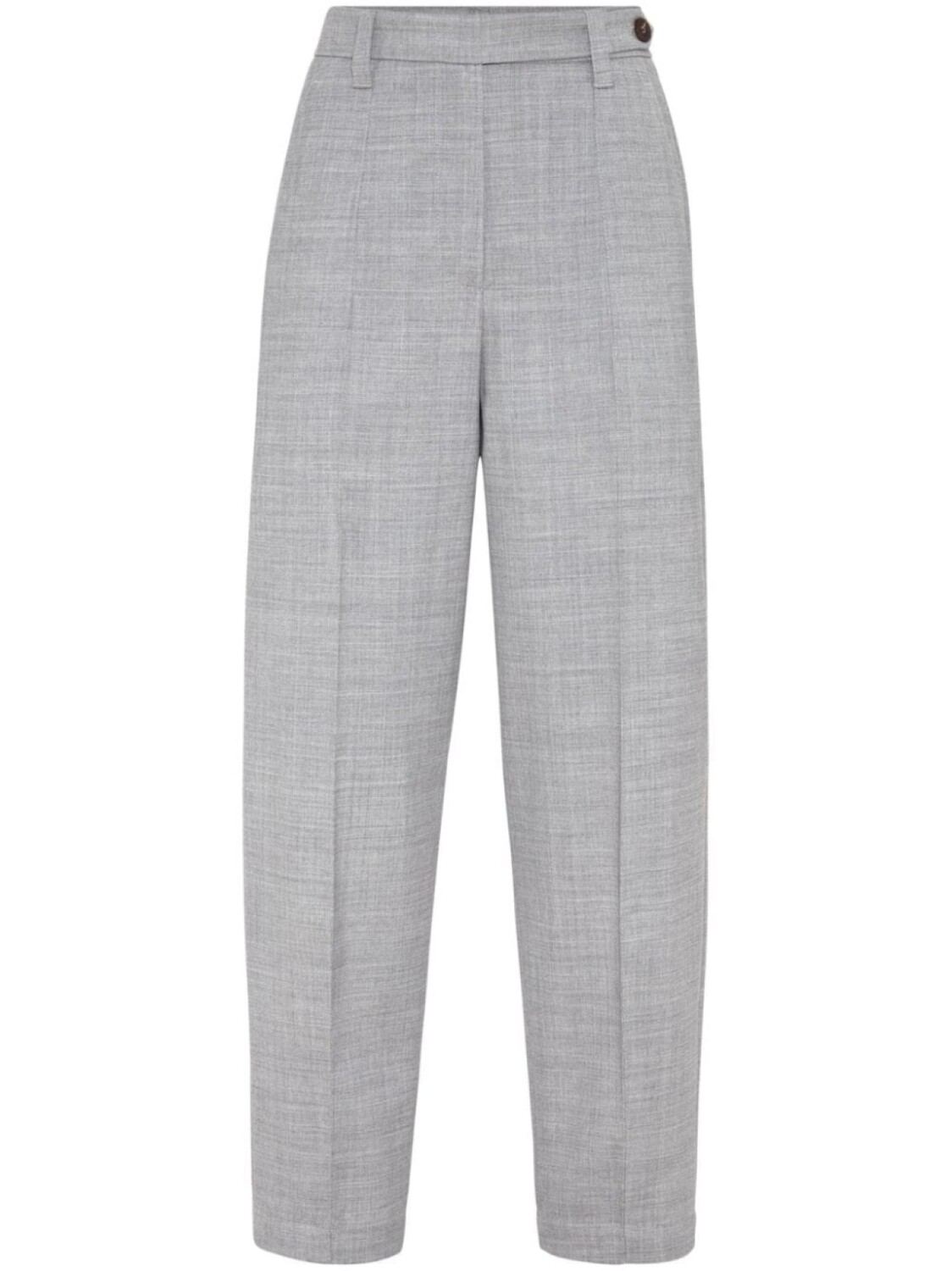 

Brunello Cucinelli зауженные брюки строгого кроя, серый