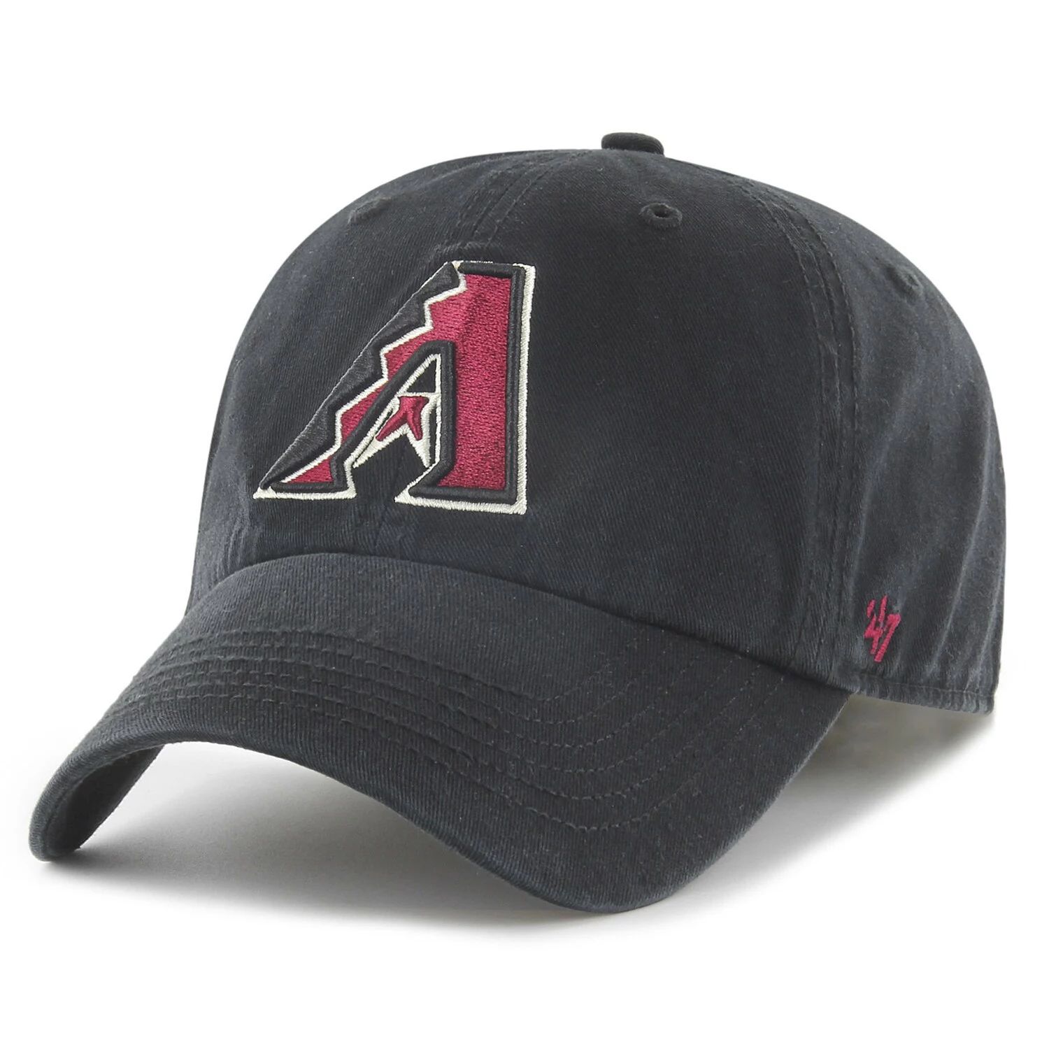 Мужская черная приталенная шляпа с логотипом франшизы Arizona Diamondbacks '47