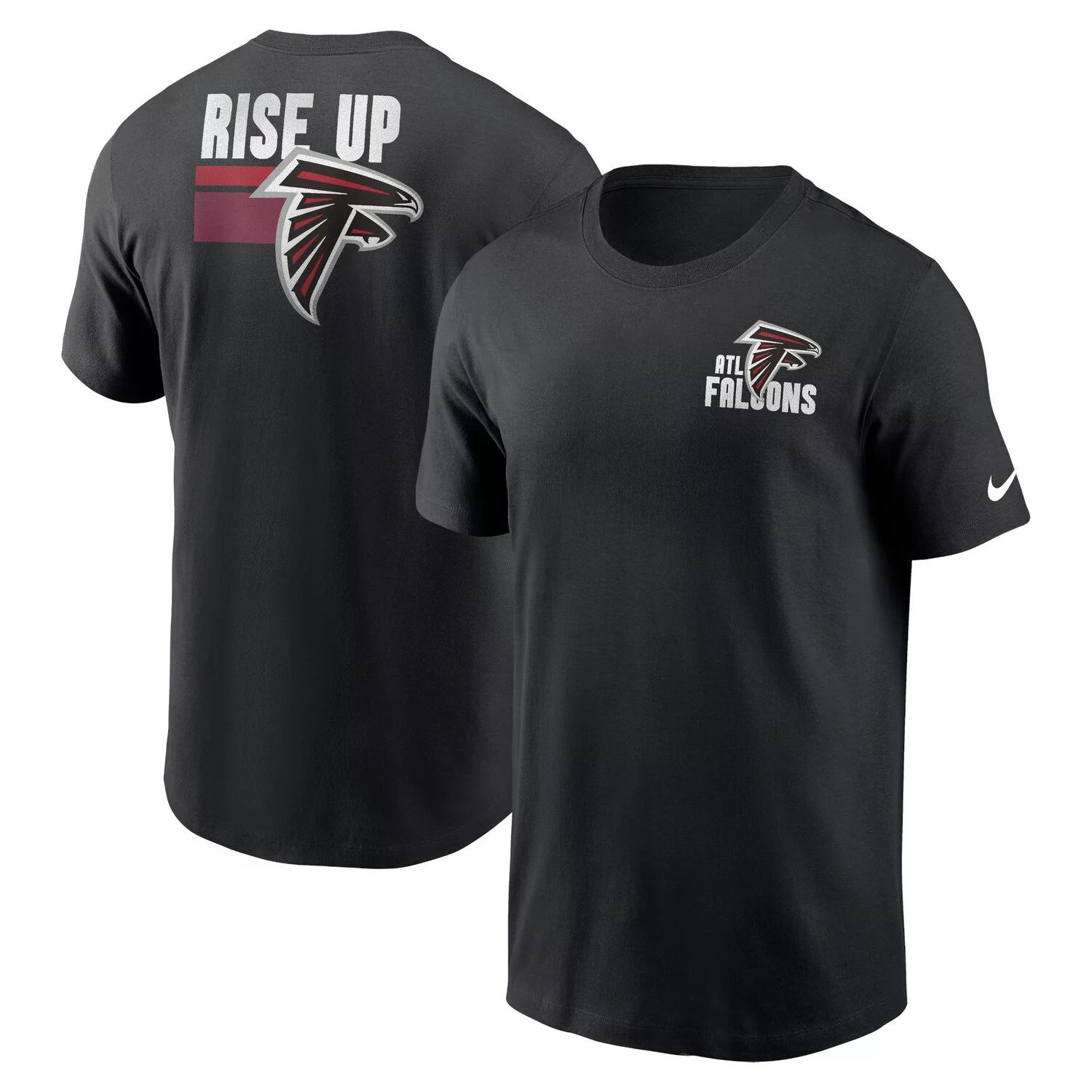 Мужская черная футболка Atlanta Falcons Blitz Essential Nike