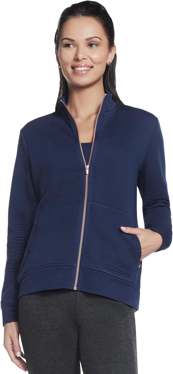 

Толстовка GO WALK Jacket SKECHERS, темно-синий