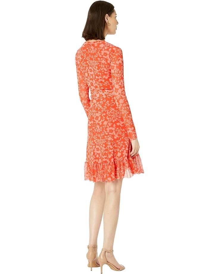 

Платье Tommy Hilfiger Bicolor Colette Mesh with Sash, цвет Grenadine Multi