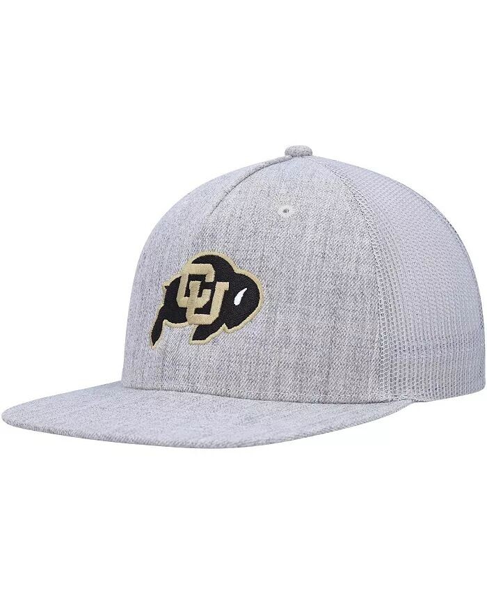 

Мужская регулируемая шляпа Heather Grey Colorado Buffaloes Coastal Bay Trucker Ahead, серый