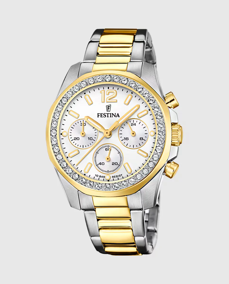 

F20607/1 Женские часы Boyfriend из разноцветной стали Festina, мультиколор