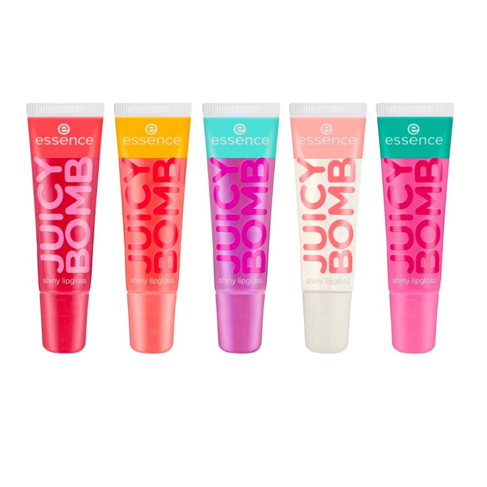 

Essence, Набор из 5 блесков для губ, Блеск для губ Juicy Bomb Shiny Lip Gloss 101/102/103/104/105