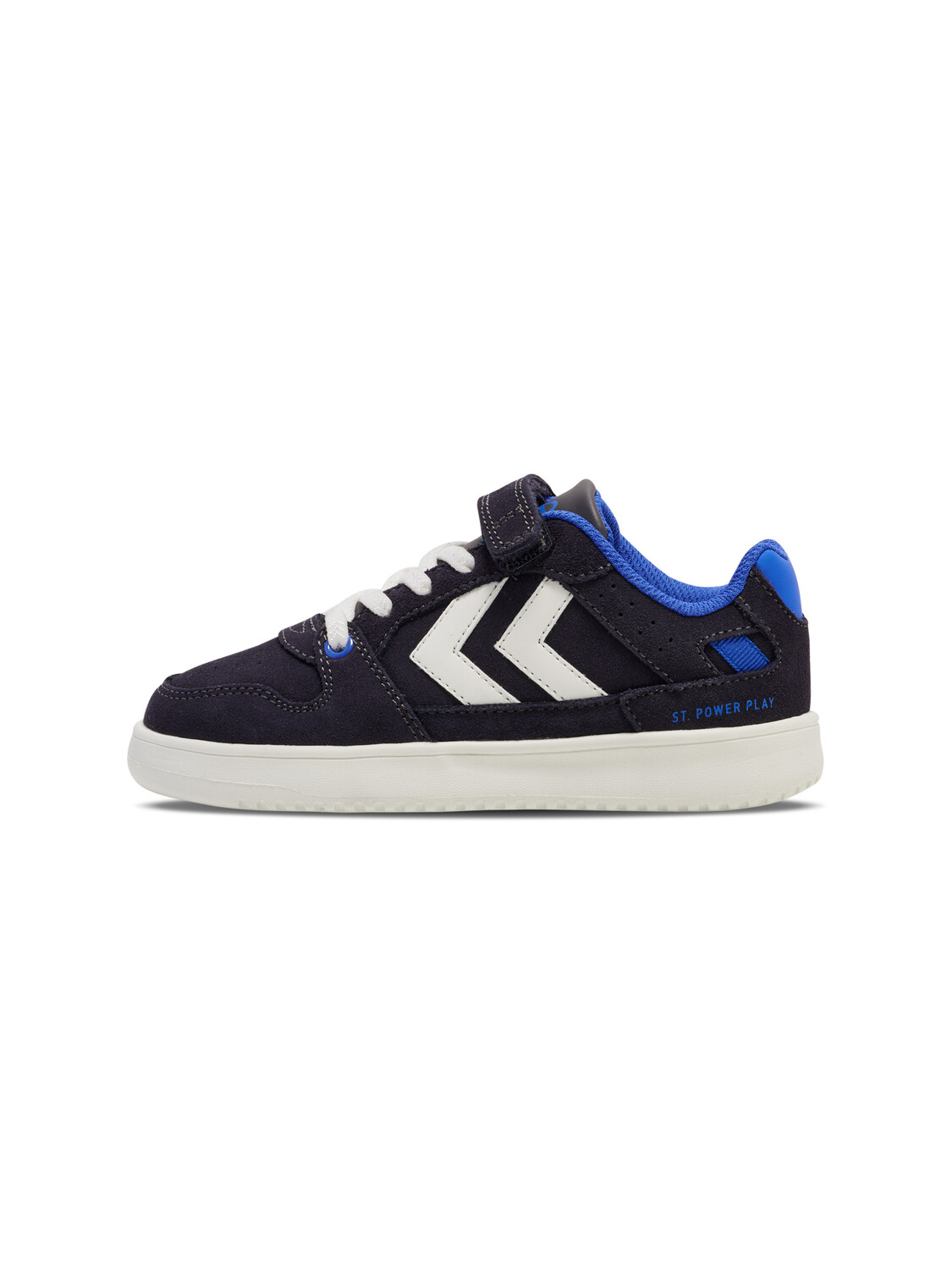 

Низкие кроссовки Hummel Low St. Power Play Suede Jr, цвет OBSIDIAN
