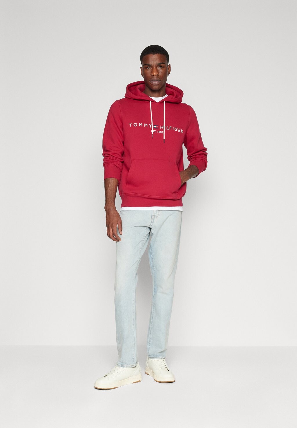 

Толстовка Hoody Logo Tommy Hilfiger, цвет royal berry