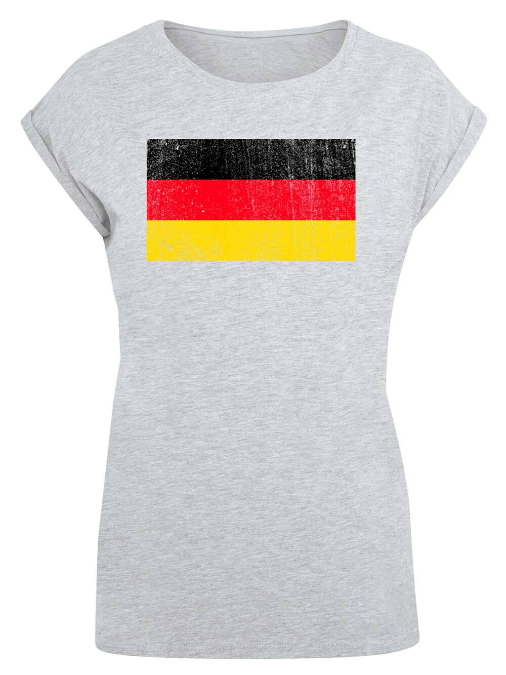 Рубашка F4Nt4Stic Germany Deutschland Flagge distressed, серый germany deutschland 1 500 000