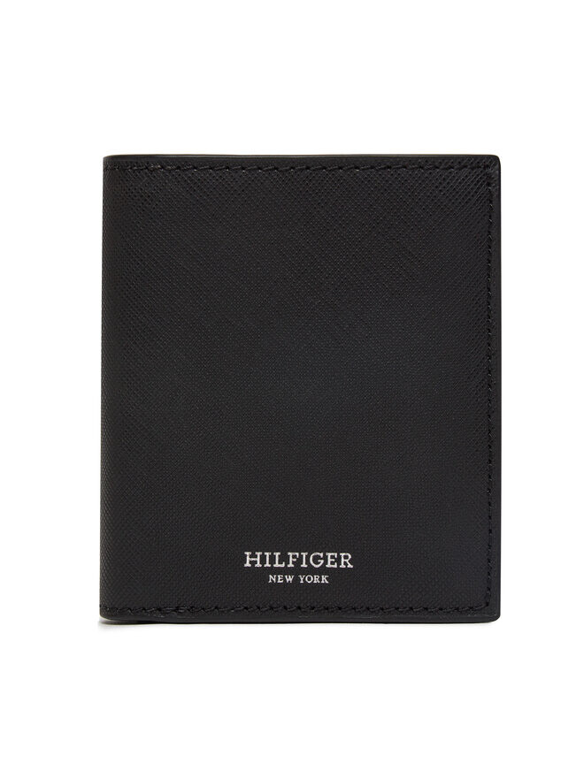 

Большой мужской кошелек Tommy Hilfiger Th Saffiano Trifold AM0AM12197, черный