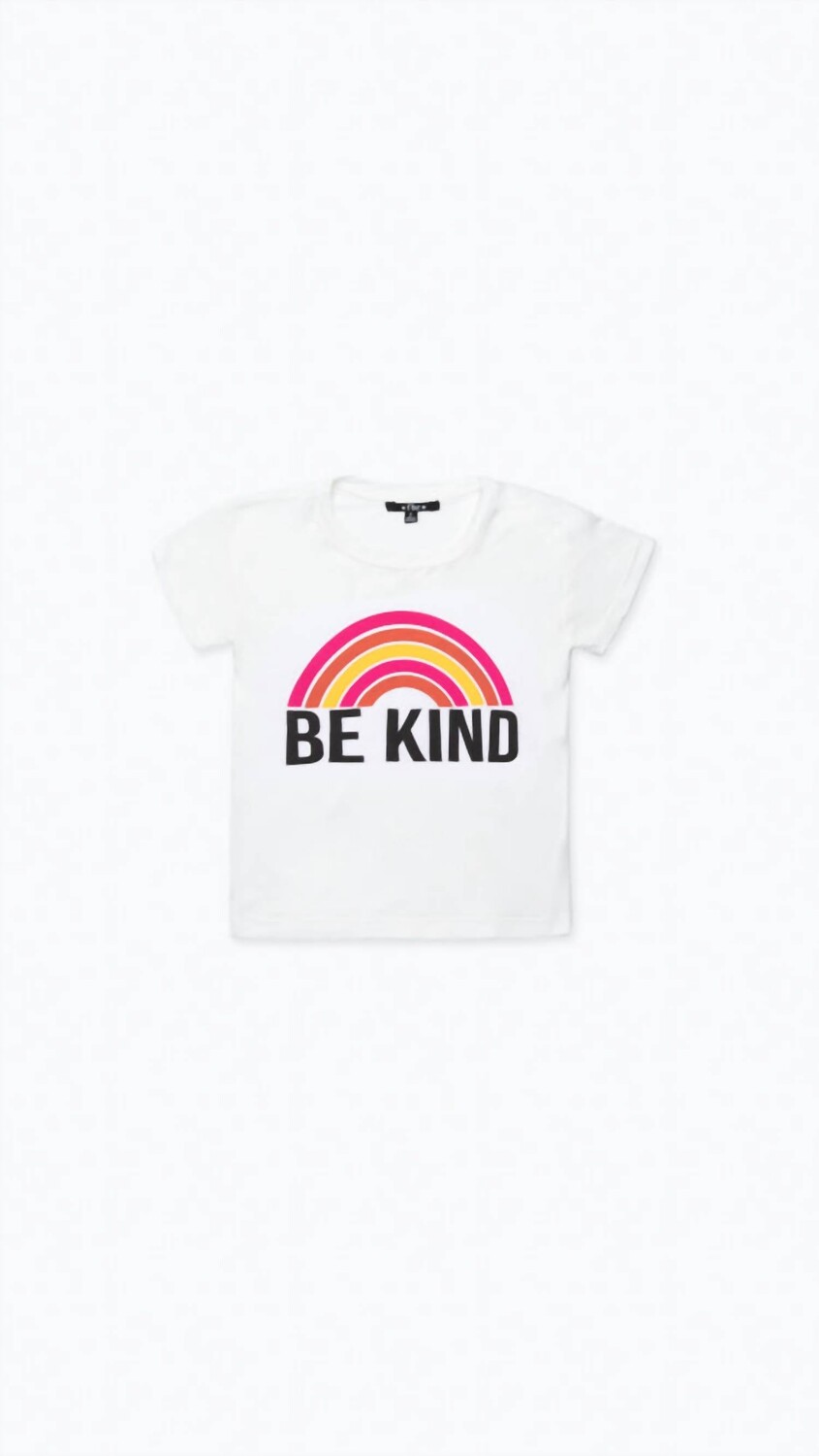 

Для девочек — белая футболка Be Kind Flowers By Zoe, белый