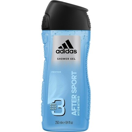 

Мужской гель для душа 3-в-1, тело, волосы, лицо после спорта, 250 мл, Adidas