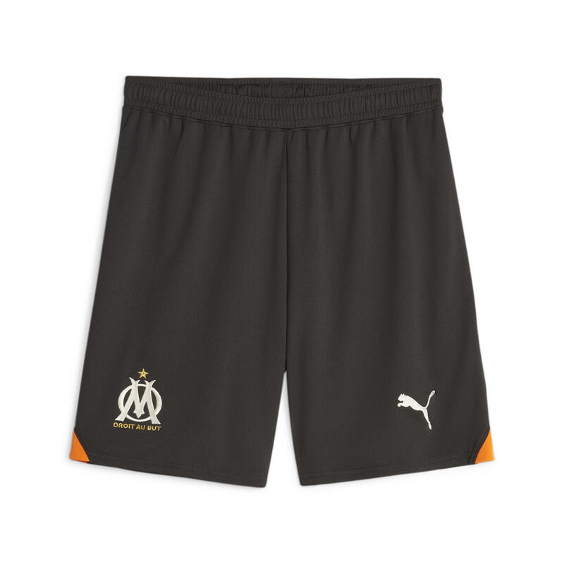 Мужские футбольные шорты Olympique de Marseille PUMA Black Rickie Orange