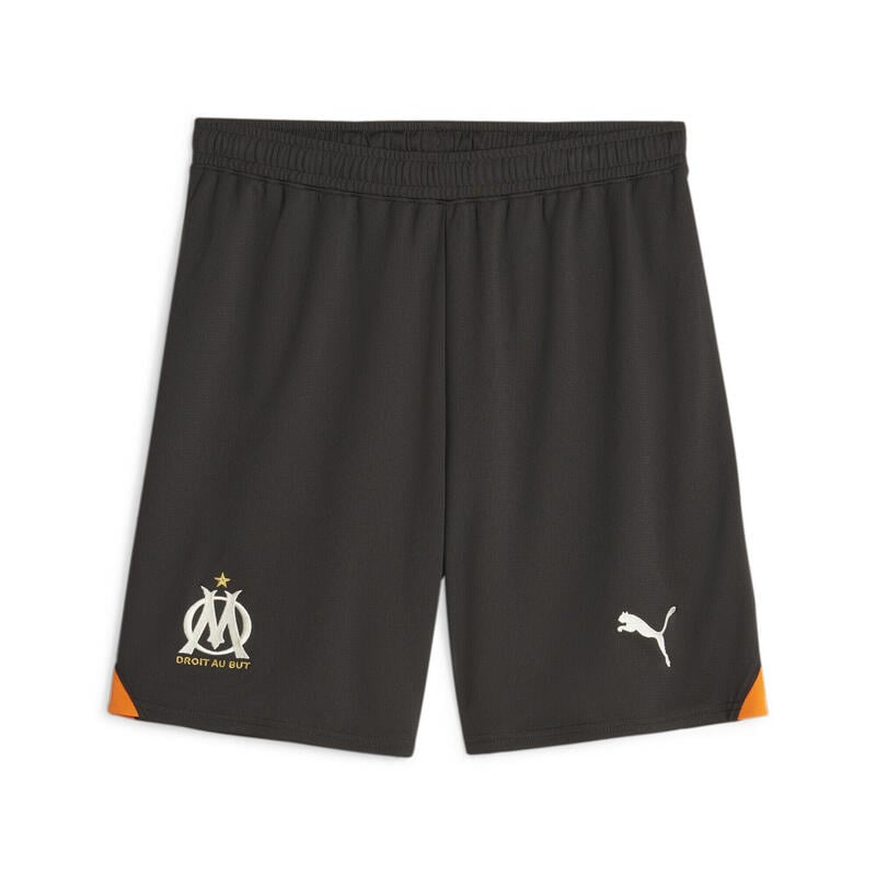 Мужские футбольные шорты Olympique de Marseille PUMA Black Rickie Orange