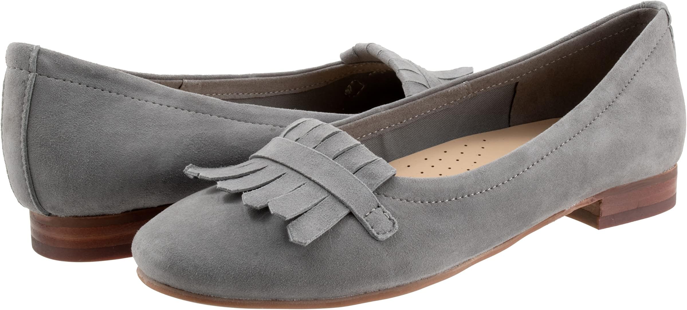 

Балетки Greyson Trotters, цвет Smoke Grey Suede